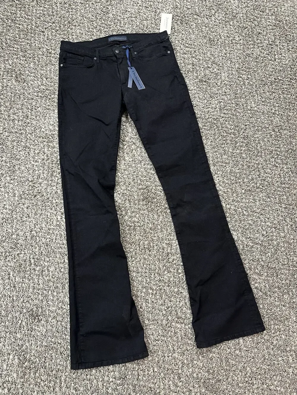 JUICY COUTURE WOMENS BLACK ROCKER BOOT JEANS Size 30